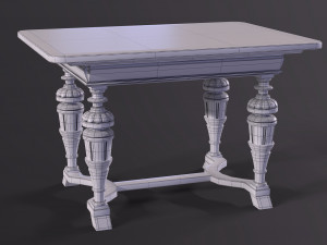 Old antique table Modelo 3D