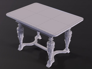 Old antique table Modelo 3D