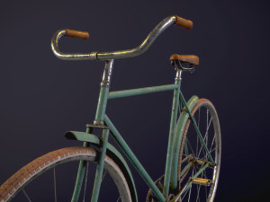 Vintage bicycle 3D Модель