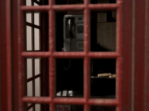 Red telephone box 3D Модель