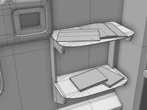 Red telephone box 3D Model