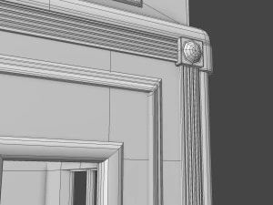 Red telephone box 3D Model