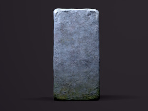 Medieval statue of king 3D-Modell