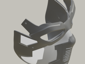 Winter Soldier 3D Mask Marvel STL OBJ High Quality 3D print model 3D Model