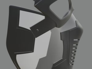 Winter Soldier 3D Mask Marvel STL OBJ High Quality 3D print model 3D Model