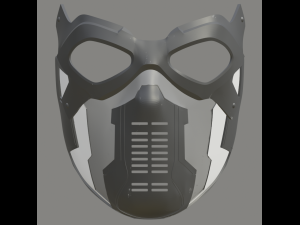 Winter Soldier 3D Mask Marvel STL OBJ High Quality 3D print model 3D Model