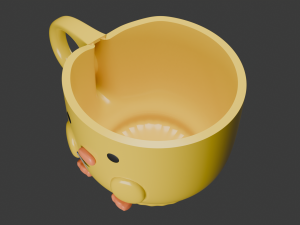 Cup the duck 3D 모델
