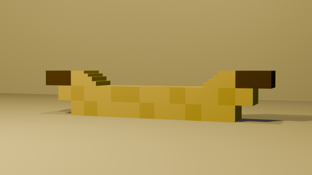 Banana by makakk 3D 프린트 모델 .c4d .max .obj .3ds .fbx .stl .blend 
