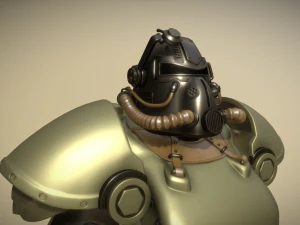 낙진 파워 아머 T51 3D 프린트 모델