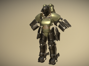 Fallout Power Armor T51 3D Принт Модель
