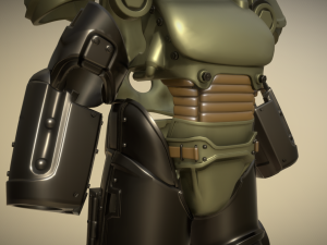 Fallout Power Armor T51 3D Принт Модель