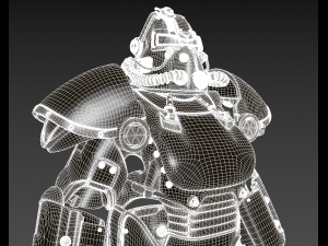 Fallout Power Armor T51 3D Принт Модель
