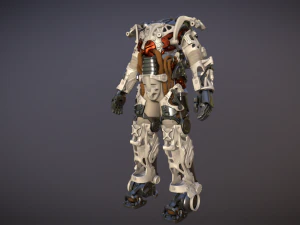 낙진 파워 아머 프레임 3D 프린트 모델