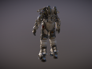 Fallout Power Armor Frame 3D-Druckmodell
