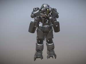 Fallout Power Armor T60 Modèles 3D en vedette