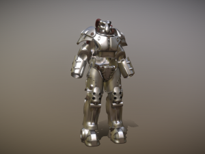 Fallout Power Armor x01 3D Принт Модель