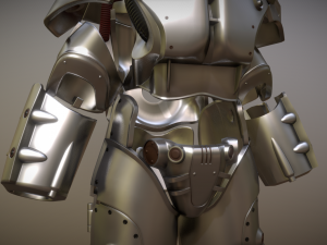 Fallout Power Armor x01 3D Принт Модель