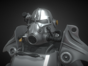 Fallout Power Armor T45 3D-Druckmodell
