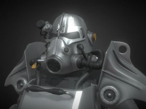 낙진 파워 아머 T45 3D 프린트 모델