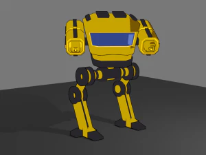 Robot mec&aacute;nico Modelo 3D
