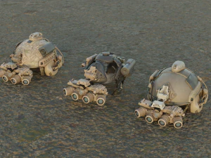 특수부대 헬멧 3D 모델