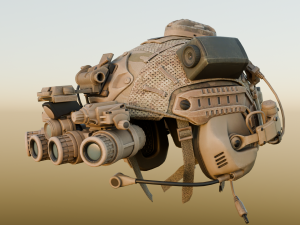 Special forces helmet 3D Model