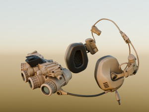 Special forces helmet 3D Model