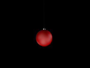 Christmas tree ornament a ball on the tree 3D Model