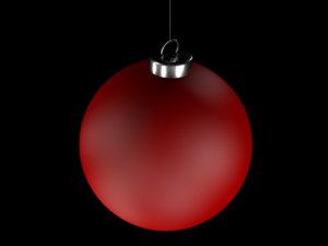 Christmas tree ornament a ball on the tree 3D Model