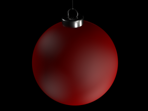 Christmas tree ornament a ball on the tree 3D Model