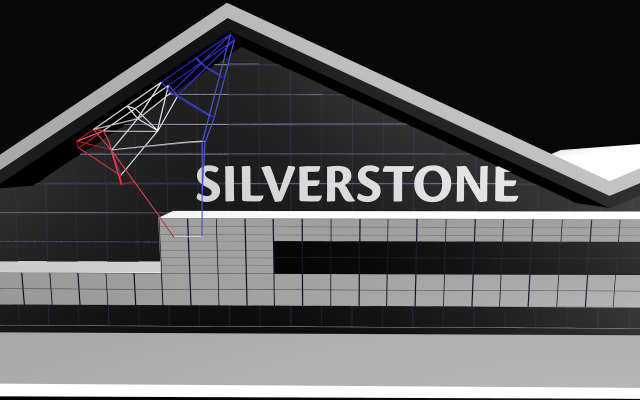 S of Silverstone Circuit Modello 3D .c4d .max .obj .3ds .fbx .stl .blend 