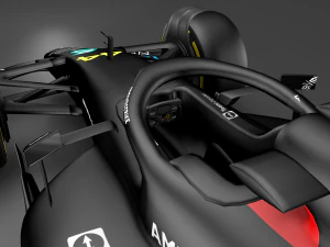 Mercedes Formula 1 3D Model