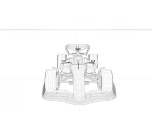 Mercedes Formula 1 3D Model