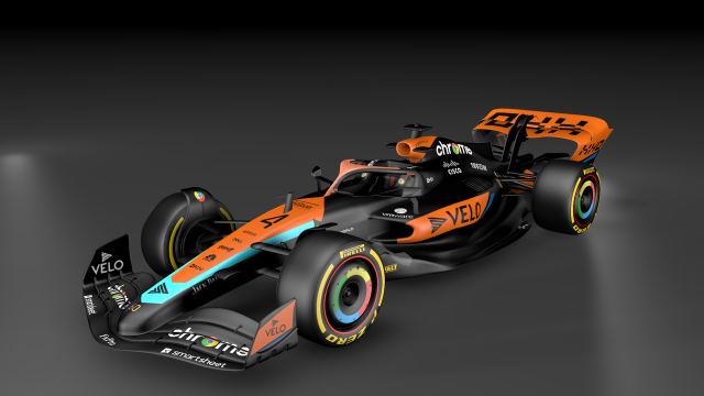 McLaren Formule 1 3D Model .c4d .max .obj .3ds .fbx .stl .blend 