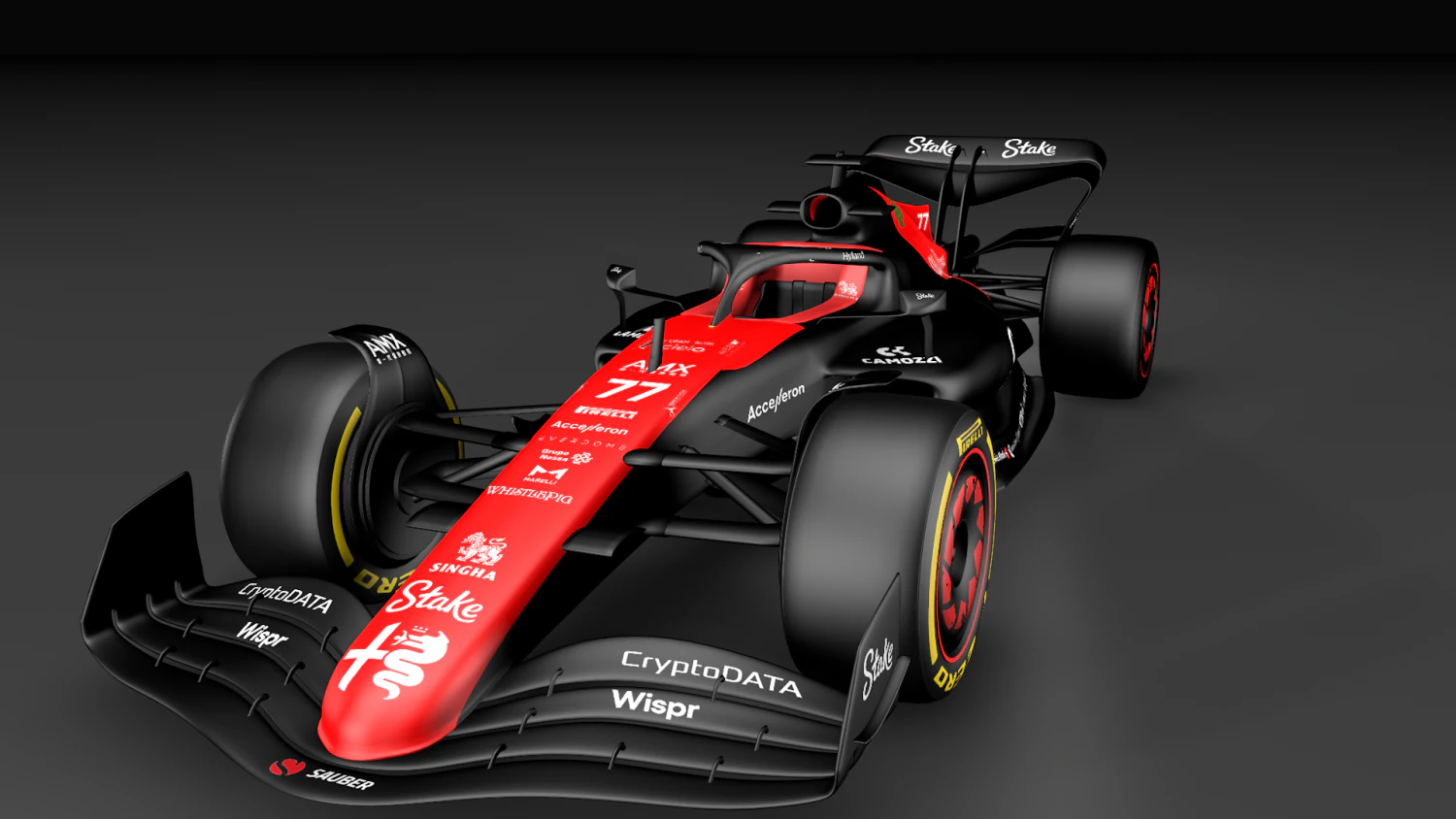 Alfa romeo Formule 1 3D Model .c4d .max .obj .3ds .fbx .stl .blend