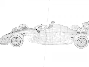 Alfa romeo Formule 1 3D Model