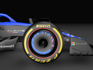 Alpine Formule 1 3D-Modell
