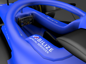 Alpine Formule 1 3D-Modell