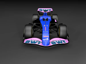 Alpine Formule 1 3D Model