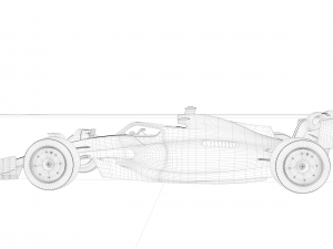 Alpine Formule 1 3D-Modell