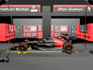 Garage Formula 1 alfa romeo 3D Model