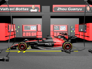Garasi Formula 1 alfa romeo Model 3D