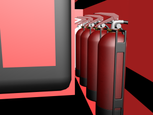Garage Formula 1 alfa romeo Modelo 3D