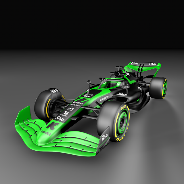 Stake F1 2024 - s 3D Model .c4d .max .obj .3ds .fbx .stl .blend 