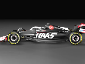 F1 Haas 2024-s Modelo 3D