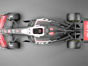 F1 Haas 2024-s Modelo 3D
