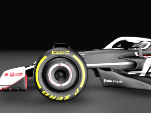 F1 Haas 2024-s Modelo 3D