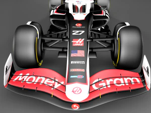 F1 Haas 2024-s Modelo 3D