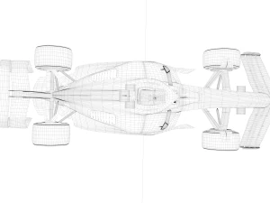 F1 Haas 2024-s Modelo 3D