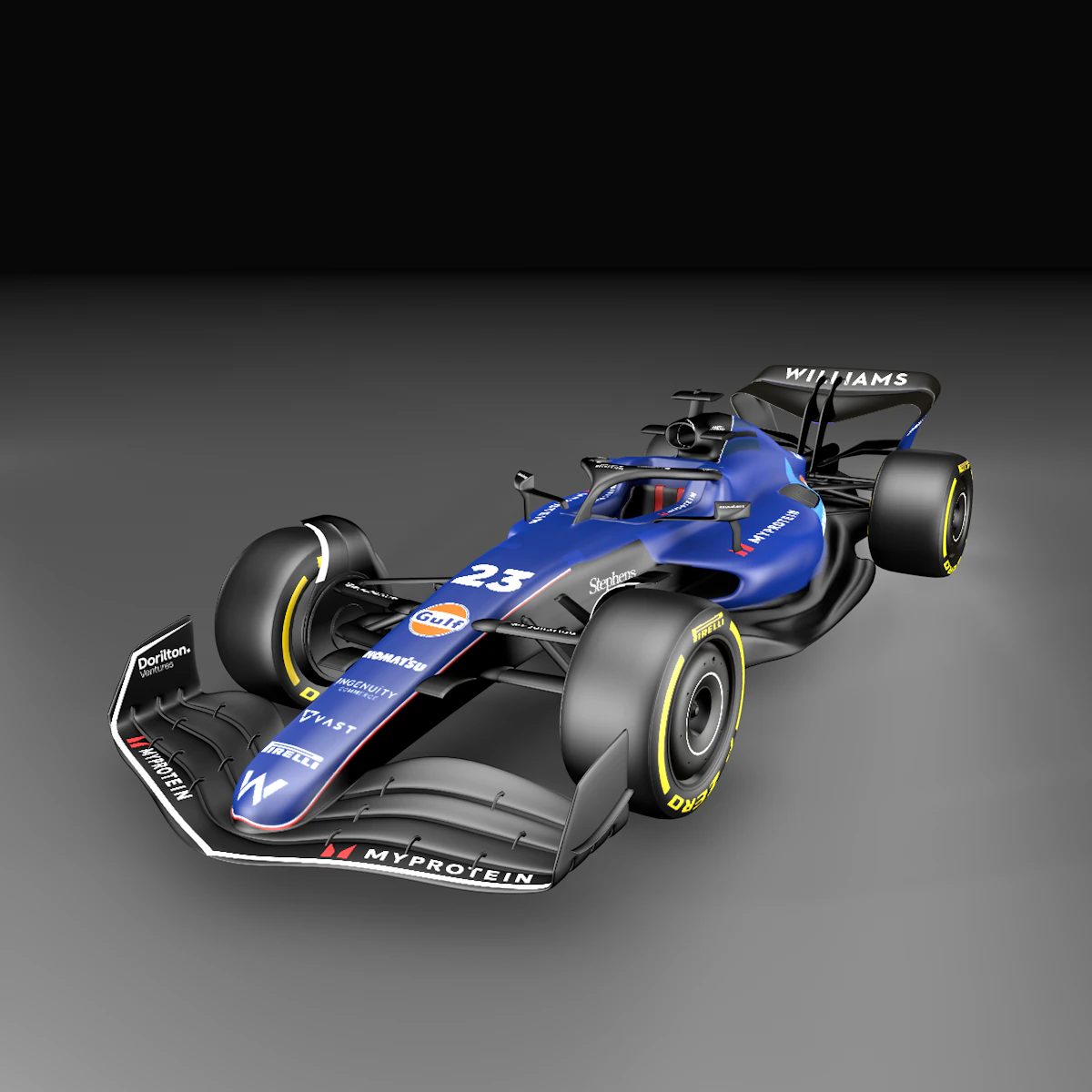 Williams F1 2024 - s 3D Model .c4d .max .obj .3ds .fbx .stl .blend